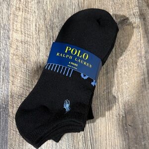 Polo by Ralph Lauren women or Men's Black Casual Socks